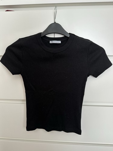 Zara women black ribbed - zara, women’s