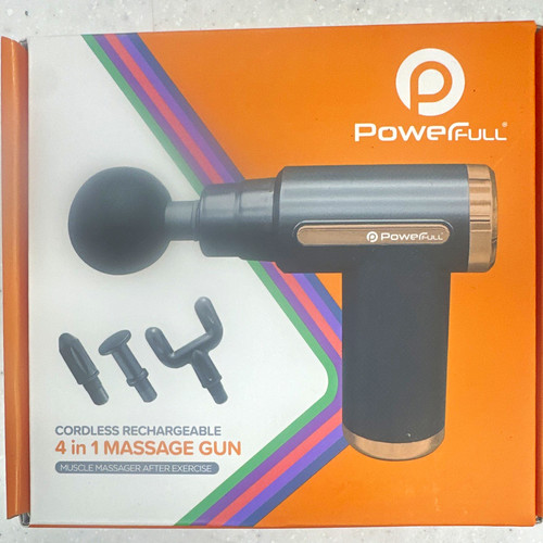 Powerfull massage gun - in,