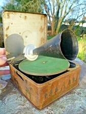 Antique Bing "Pigmyphone" Gramophone. RARE Collectable Toy .. Mini Record Player
