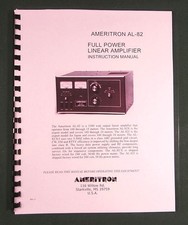 Ameritron AL-82 Instruction