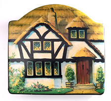 Tuckers of Totnes Empty Vintage Toffee Sweet Tin Cottage England Retro Storage