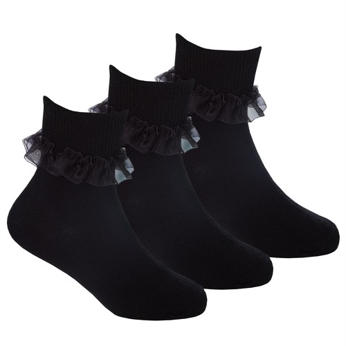 Kids cotton lace socks - kids, girls