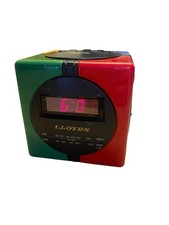 Lloyd's Clock Radio Rubik's Cube/Simon Says Style Model MD530 Vintage WORKS