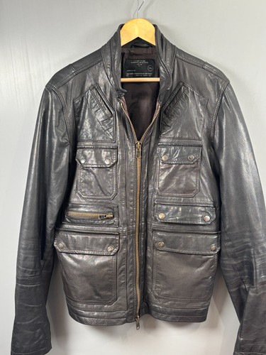Allsaints habanero leather - habanero,