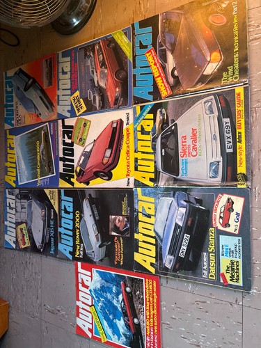 Autocar magazine joblot 1982 - magazine,