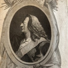 18th Century Etching George II