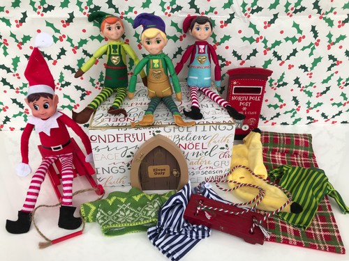 Naughty christmas elves shelf - naughty,