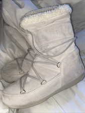 Moon Boots Creme Boots Sherpa