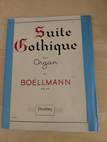 Church organ manuscript - organ,