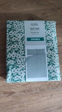 Green Ditsy Flower Double
