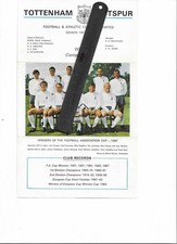 TOTTENHAM HOTSPUR - AUTOGRAPH SHEET 1967-68