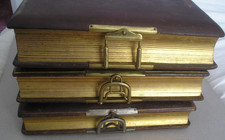 3  EMPTY VICTORIAN LEATHER