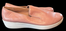 FITFLOP SHOES - LEATHER CASUAL SHOES / TRAINERS - size 6.5 Pink