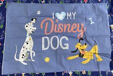 Disney I Love My Dog Pillow Case New Match Duvet Fabric Dalmatian Pluto