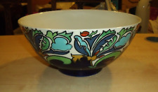 Wood and Sons Persian tube lined large bowl, William de Morgan style , rare