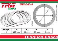 8 Smooth Clutch Discs Honda VF