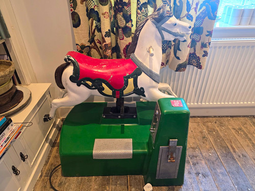 Vintage coin operated horse - vintage, coin-operated