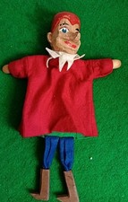 Vintage Glove Puppet Wooden