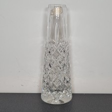 Violetta Vase Hand Cut 24% Lead Crystal Height 20.5cm