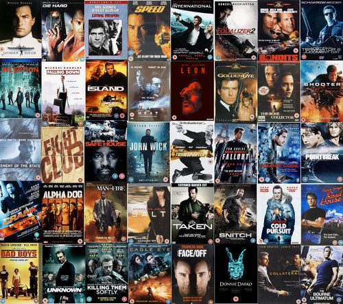 Dvd bundle action - x,
