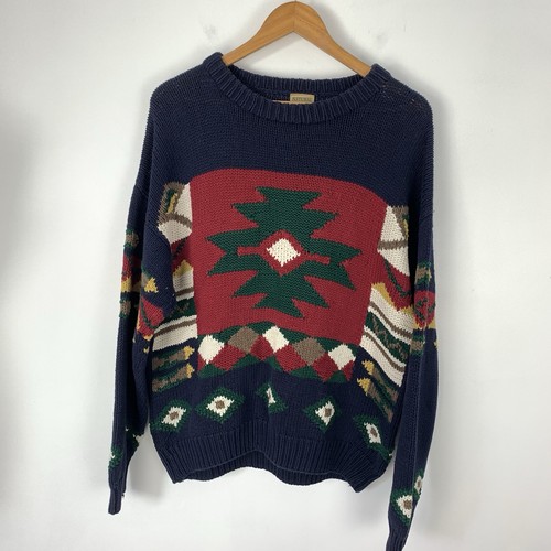 Vintage natural green jumper - green,