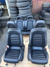 VW SCIROCCO MK3 FL 2016 R LINE SET OF LEATHER SEATS WITH ALL DOOR CARDS V2943