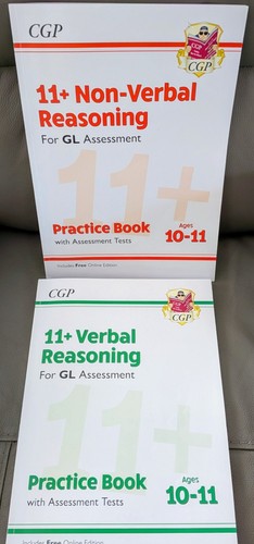 Cgp 2xpractice books - 11+, gl