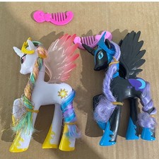 14cm My Little Pony Princess Celestia Nightmare Moon Figures Toys Xmas Gift 2Pcs