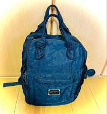 Marc Jacobs Backpack Black Medium Logo Lettering