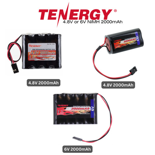 Tenergy receiver battery - rc,