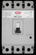 MEM 20 AMP 25kA TRIPLE POLE