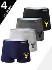 4 Pack Mens Boxer Briefs