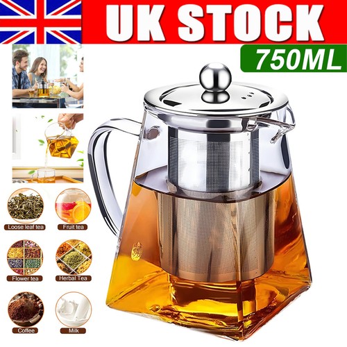 Heat resistant glass teapot - resistant,