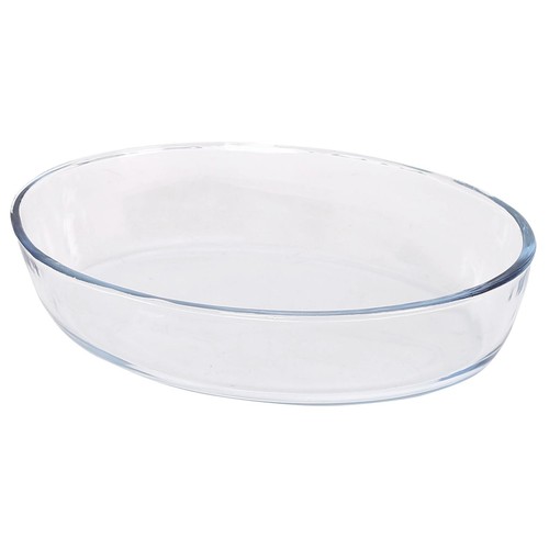 Oval glass oven - dish, baking