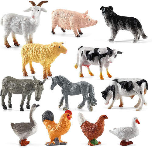 Behahai 12pcs farm animal - behahai,