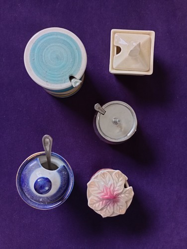 Collection mustard pots - collection,