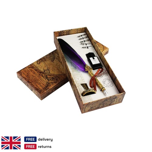 Purple feather quill - purple,