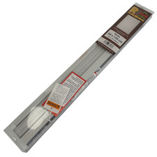 White PVC Venetian Blinds 60x150cm 25mm Slat Ready Fit Window Shade - D40 O630