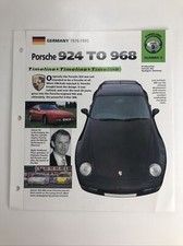 Porsche 924 to 968 Information
