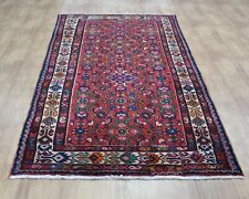 PERSAIN CARPET RUG HAND MADE Oriental Wool Vintage HAMEDAN RUG 197 X 112 CM