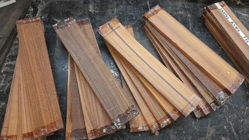 Ukulele fretboard blanks - blanks, pau