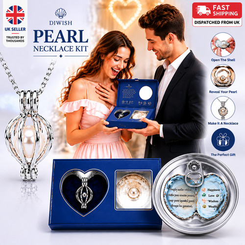 Diy wish pearl necklace kit - wish,