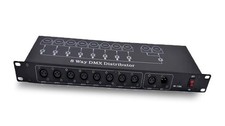 DMX Rack 8 Way 19" Splitter