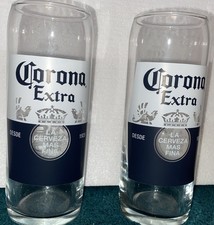Corona Extra Pint Glasses x2