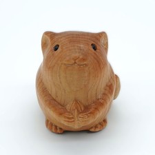 WOODEN HAND CARVED MOUSE SWEET