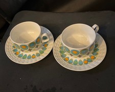 VINTAGE RETRO blue / orange