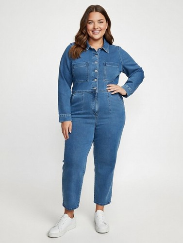 Denim jumpsuit uk 20 - denim,
