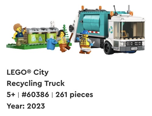 Lego city 60386 recycling - city,