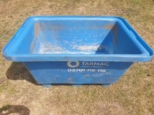 X LARGE BUILDERS MORTAR MIXING TUB 300+ltr. FORKLIFT COMPATIBLE BATH, or POND.