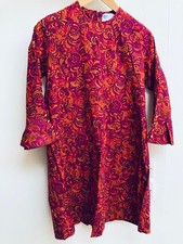 True Vintage 60s/70s women's Paisley mini dress